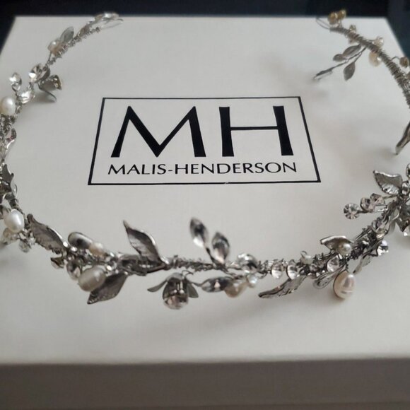 Silver Bridal Headpiece main image 5